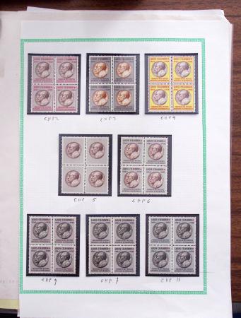 1924-80 VIGNETTES EXPERIMENTALES pour la France et