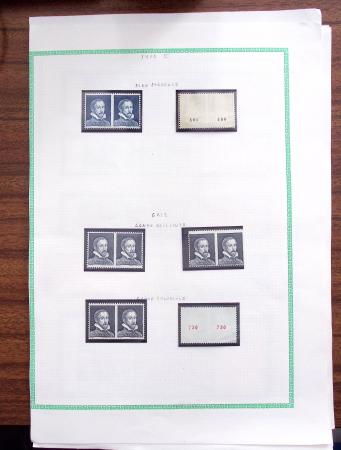 1924-80 VIGNETTES EXPERIMENTALES pour la France et