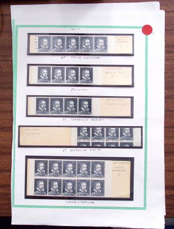 1924-80 VIGNETTES EXPERIMENTALES pour la France et