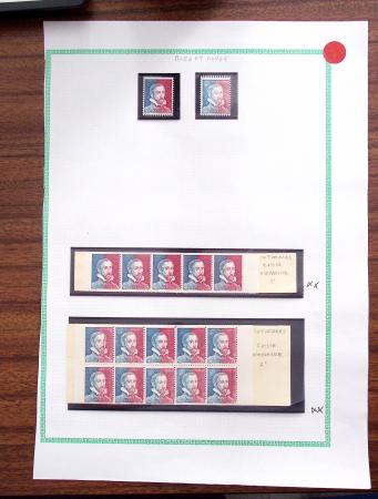 1924-80 VIGNETTES EXPERIMENTALES pour la France et