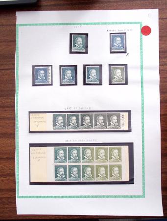 1924-80 VIGNETTES EXPERIMENTALES pour la France et