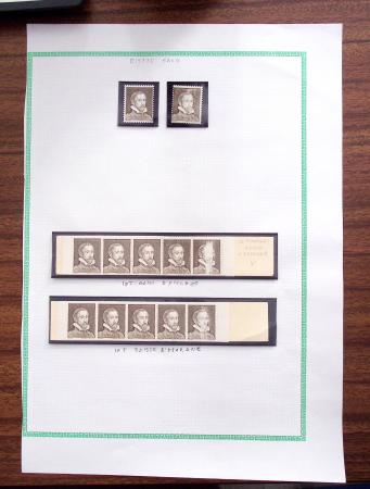 1924-80 VIGNETTES EXPERIMENTALES pour la France et