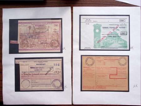 1911-60 Collection de timbres des cours d'instruction,