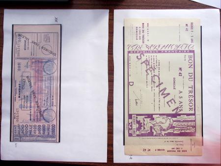 1911-60 Collection de timbres des cours d'instruction,