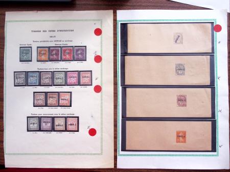 1911-60 Collection de timbres des cours d'instruction,