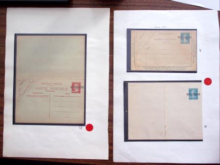 1911-60 Collection de timbres des cours d'instruction,