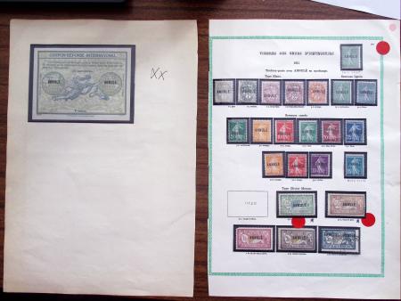1911-60 Collection de timbres des cours d'instruction,