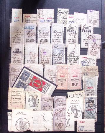 1600-1950 Lot mixte avec ensemble de vignettes plus
