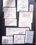 1600-1950 Lot mixte avec ensemble de vignettes plus
