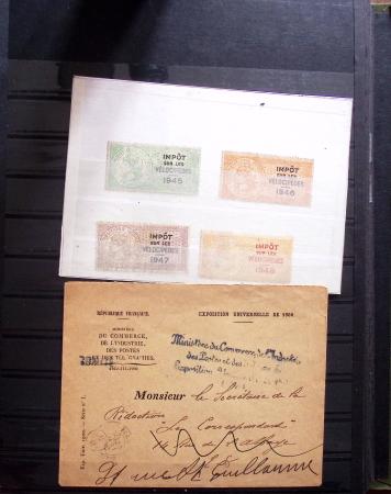 1600-1950 Lot mixte avec ensemble de vignettes plus