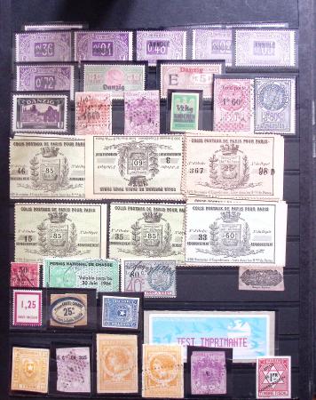 1600-1950 Lot mixte avec ensemble de vignettes plus