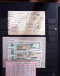1600-1950 Lot mixte avec ensemble de vignettes plus