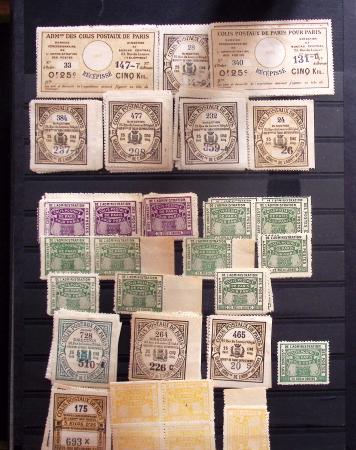 1600-1950 Lot mixte avec ensemble de vignettes plus