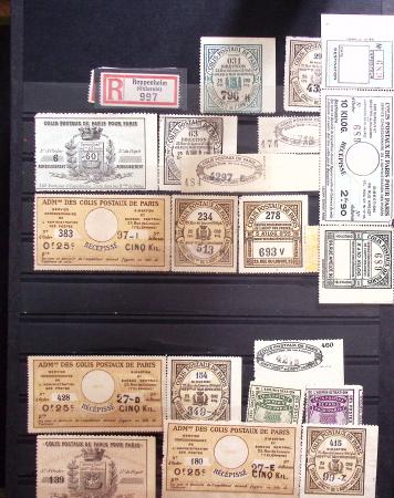 1600-1950 Lot mixte avec ensemble de vignettes plus