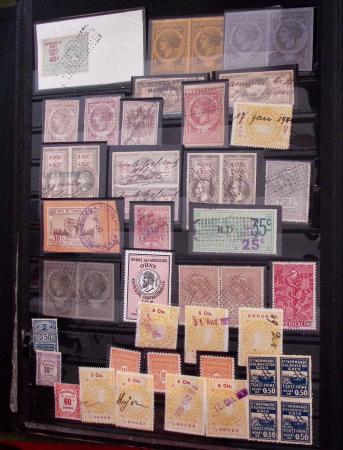 1600-1950 Lot mixte avec ensemble de vignettes plus