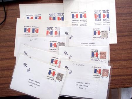 1914-75 Ensemble intéressant de lettres et documents