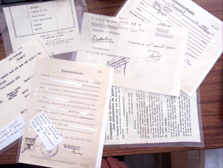 1914-75 Ensemble intéressant de lettres et documents