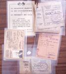1914-75 Ensemble intéressant de lettres et documents