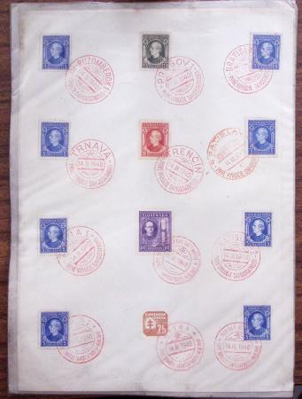 1914-75 Ensemble intéressant de lettres et documents
