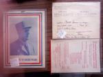 1914-75 Ensemble intéressant de lettres et documents
