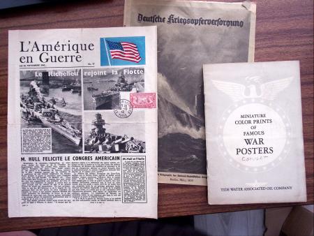 1914-75 Ensemble intéressant de lettres et documents