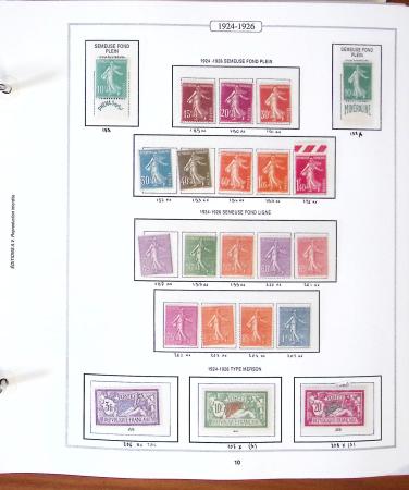 1900-77 Collection de France principalement neuve en