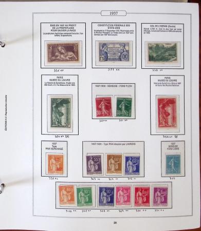 1900-77 Collection de France principalement neuve en