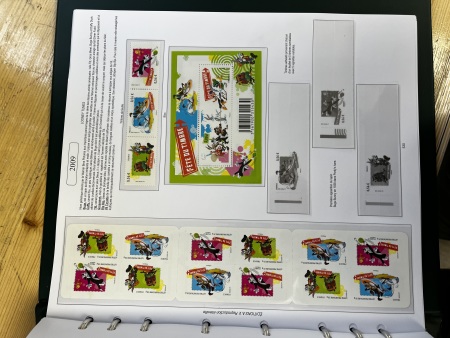 1970-2009, Collection de France en 6 classeurs AV,