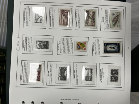 1970-2009, Collection de France en 6 classeurs AV,