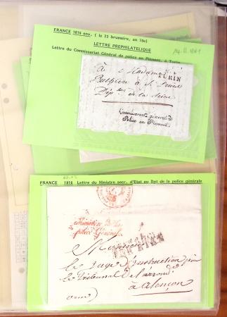 1805-1930, POLICE et GENDARMERIE, petit ensemble spécialisée
