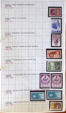 1854-1980, Mint & used collection in three albums from