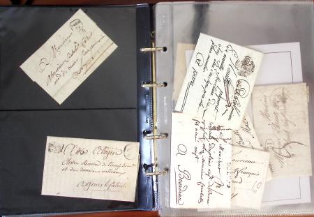 1580-1876, Superbe collection d'exposition sur LA POSTE
