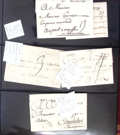 1580-1876, Superbe collection d'exposition sur LA POSTE