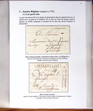 1580-1876, Superbe collection d'exposition sur LA POSTE