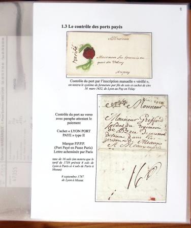 1580-1876, Superbe collection d'exposition sur LA POSTE