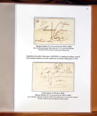 1580-1876, Superbe collection d'exposition sur LA POSTE