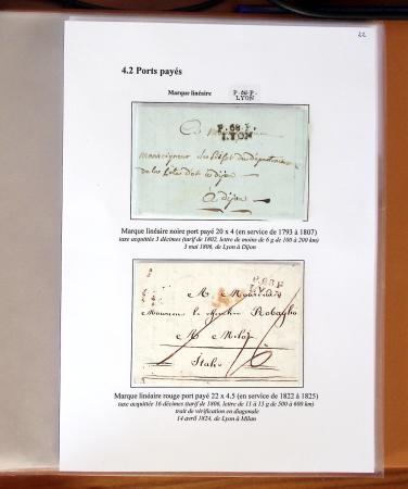 1580-1876, Superbe collection d'exposition sur LA POSTE