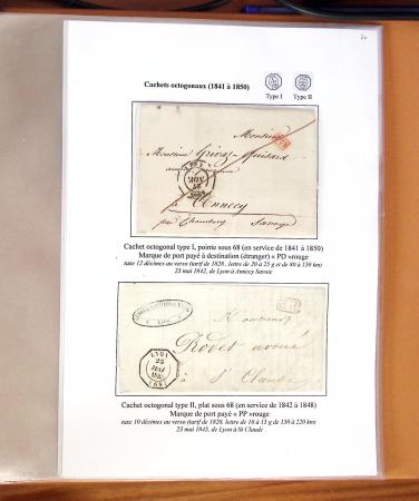 1580-1876, Superbe collection d'exposition sur LA POSTE