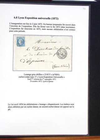 1580-1876, Superbe collection d'exposition sur LA POSTE