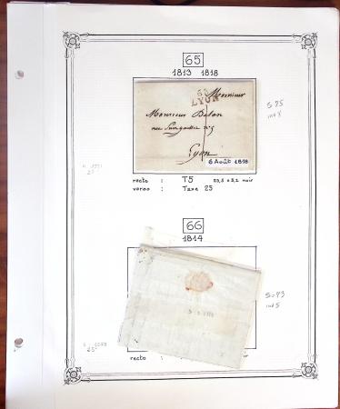 1580-1876, Superbe collection d'exposition sur LA POSTE