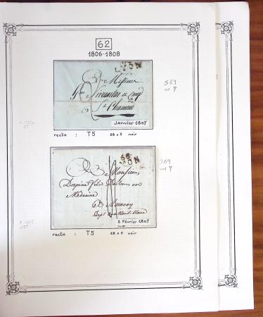 1580-1876, Superbe collection d'exposition sur LA POSTE