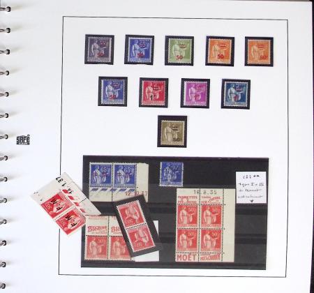 1900-2012, Collection en 11 albums, avec N°122 neuf
