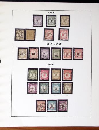 1900-2012, Collection en 11 albums, avec N°122 neuf