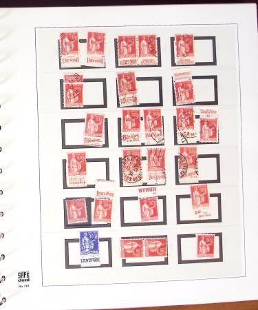 1925-2002 Remarquable collection en sept albums Safe