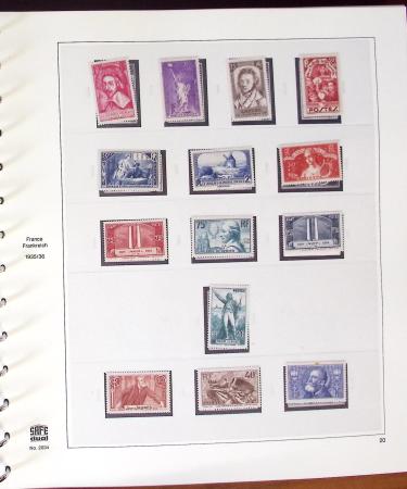 1925-2002 Remarquable collection en sept albums Safe