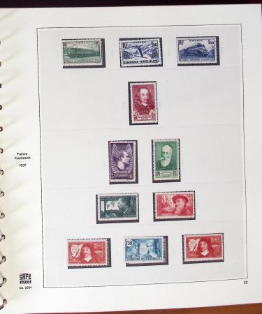 1925-2002 Remarquable collection en sept albums Safe