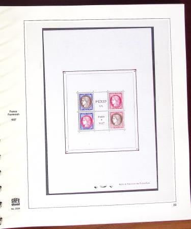 1925-2002 Remarquable collection en sept albums Safe