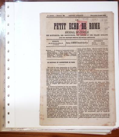 1850-1930 PREOS et JOURNAUX, Collection d'exposition