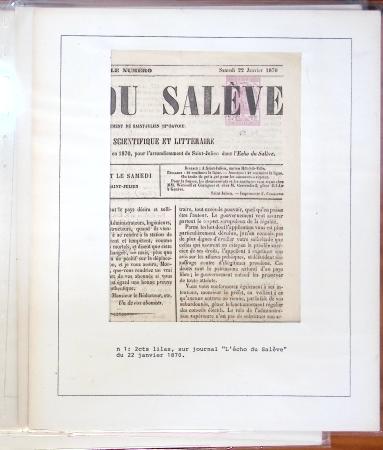 1850-1930 PREOS et JOURNAUX, Collection d'exposition