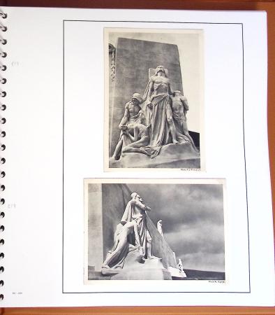 1900-2000 Des centaines d'ENTIERS POSTAUX en six classeurs,